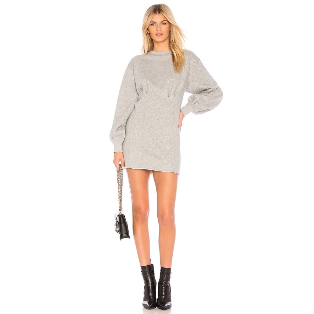 NWT L’Academie Revolve The Margot Fleece Dress